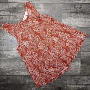 Rachel Zoe Button Back Linen Tank Top Size S